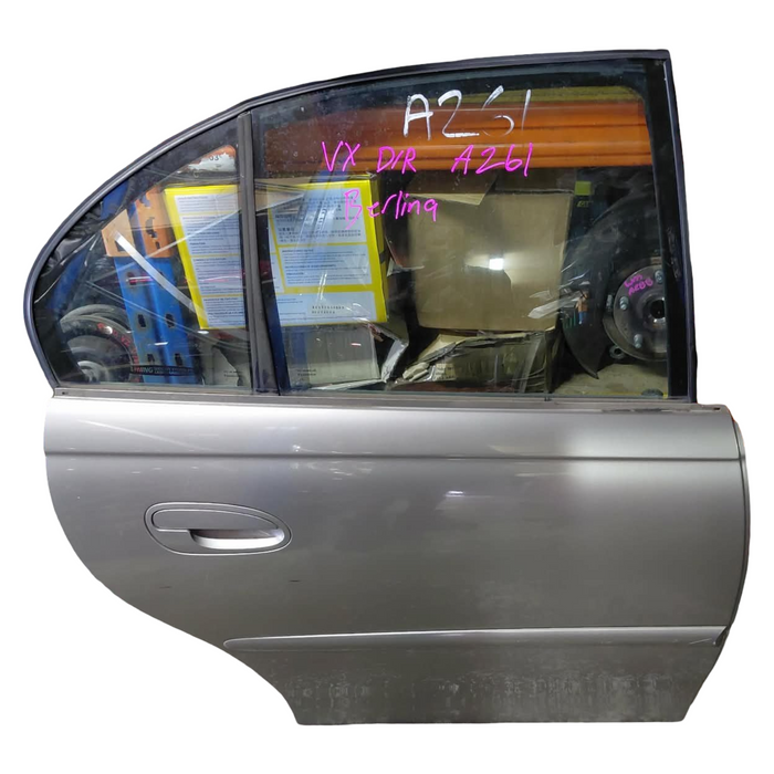 A261 - VX Holden Berlina - DRIVERS REAR Door (POWER WINDOWS) - TUNGSTEN METALLIC Paint Code #H114
