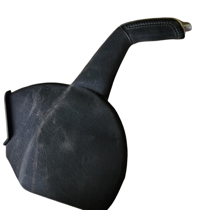 A268 - VZ HOLDEN CALAIS SEDAN - Handbrake Lever Black Leather with Satin Silver Trim