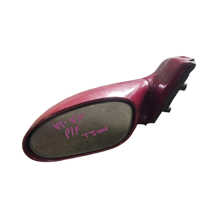 TJ001 - VT/VX Holden Commodore - Passenger's Side Mirror - SHANGHAI RED #F154
