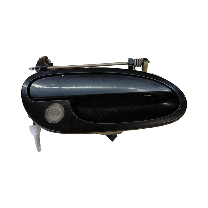 EX014 - VZ Holden Commodore Sedan - External Door Handle w/ Lock Driver's Front - PHANTOM BLACK #690F