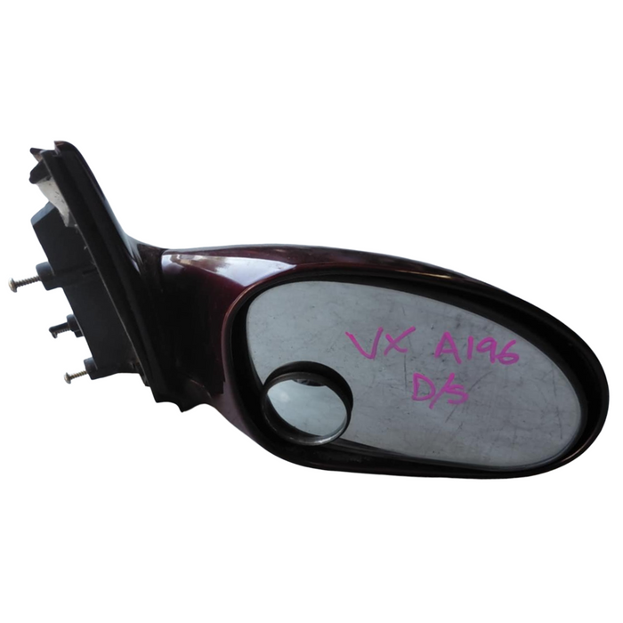 A196 - VX HOLDEN CALAIS - Side Mirror (POWERED) DRIVER SIDE - DARK CHESTNUT METALLIC #G098