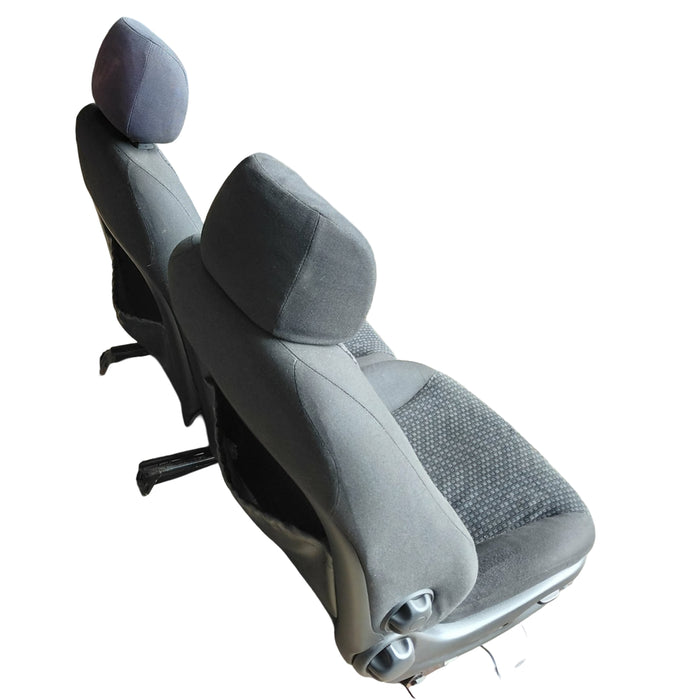 EX014 - VZ SV6 Holden Commodore Sedan - Cloth Front Seats (PAIR) w/ Seat Side Plastics & Seatbelt Stalks - TRIM #81i