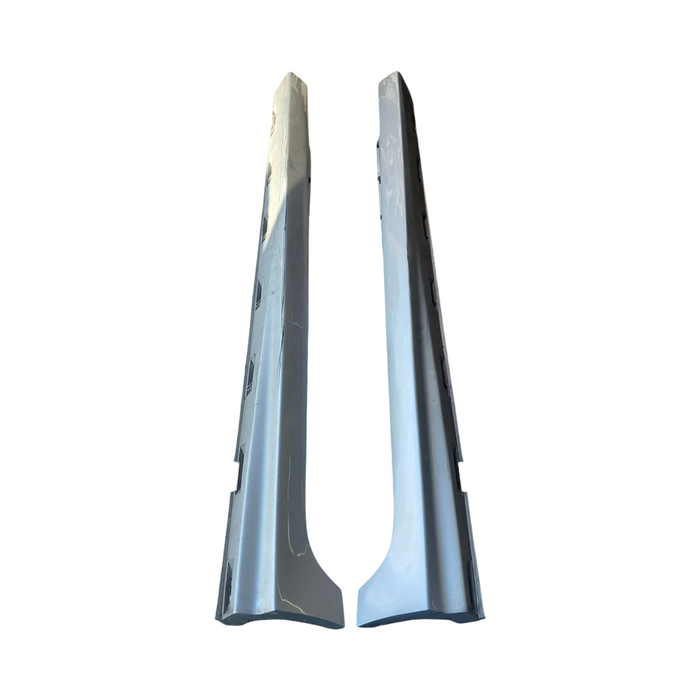 A298 - VF Holden Commodore Sedan - Sideskirt (PAIR) - NITRATE SILVER #636R