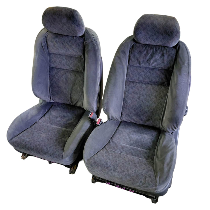 Jm015 - VX Holden Calais - Front Seats Set (Dark Grey & Cloth)