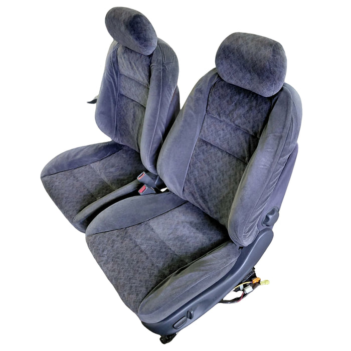 Jm015 - VX Holden Calais - Front Seats Set (Dark Grey & Cloth)