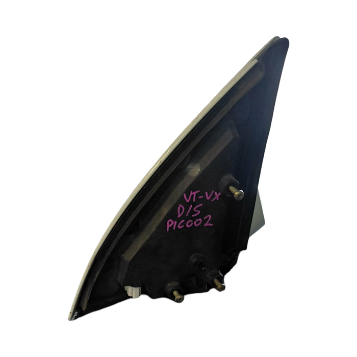 PIC002 - VT/VX Holden Commodore - Driver's Side Mirror - HERON WHITE #J073