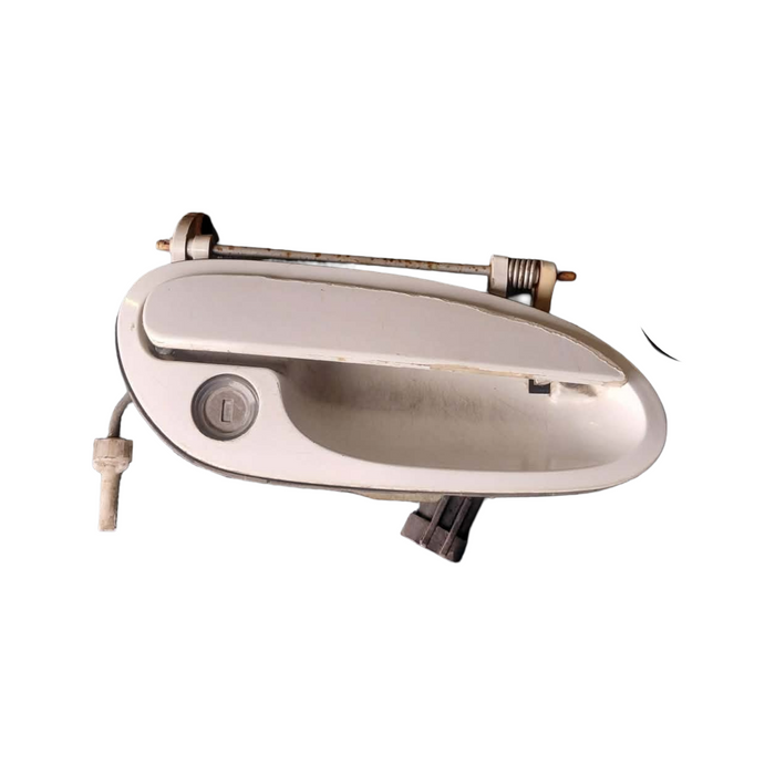 A184 - WH Holden Statesman/Caprice - External Door Handle w/ Lock Driver's Front - HERON WHITE #J03N