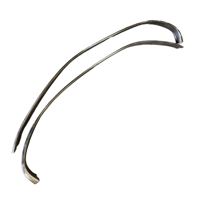 A268 - VZ HOLDEN CALAIS SEDAN - Roof Gutter Molds Chrome  (PAIR)