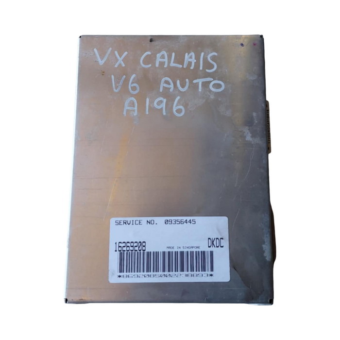 A196 - VX HOLDEN CALAIS (2000) - Engine Control Unit (ECU) V6 AUTO LN3 - S/N: 09356445