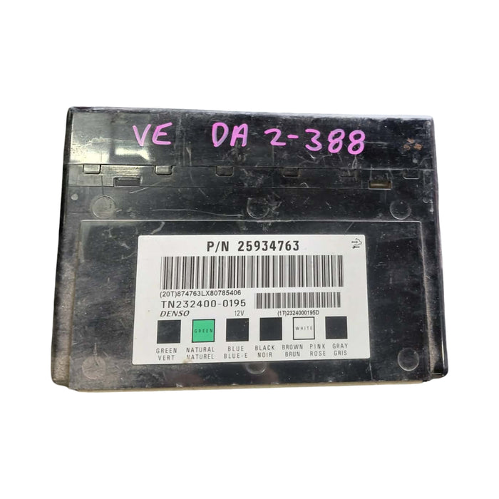 DA2-388 - VE Holden Commodore - Body Control Module (BCM) - P/N: 25934763