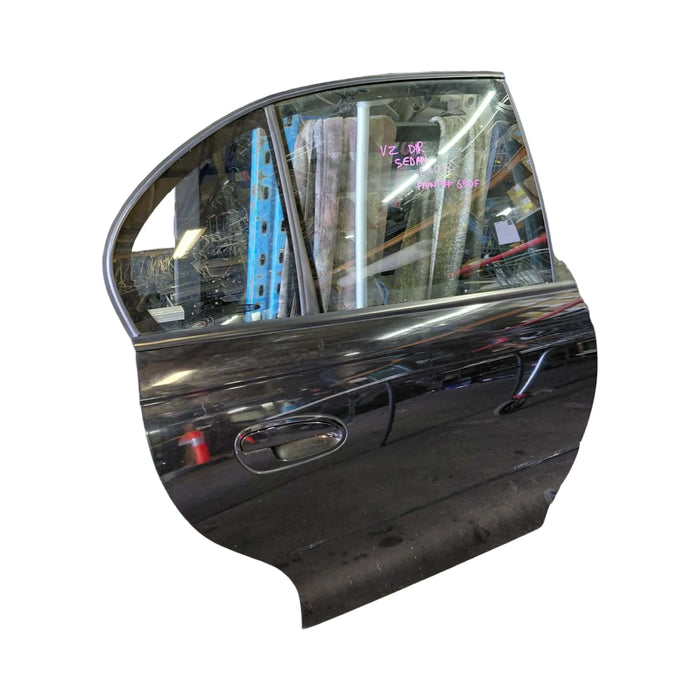 Ex012 - VZ Holden Commodore SV6 - Driver's Rear Door (Phantom Black #690F)
