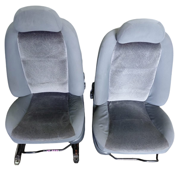 A231 - VT Holden Commodore  - Front Seat w/ Seat Rails  (PAIR) CLOTH TRIM #17i