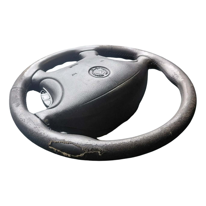 A184 - WH Holden Statesman/Caprice - Leather Steering Wheel with "SRS" Airbag Horn Pad & Switches GENUINE - TRIM #18i