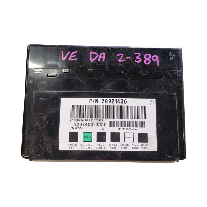 DA2-389 - VE Holden Commodore - Body Control Module (BCM) - P/N: 20921436