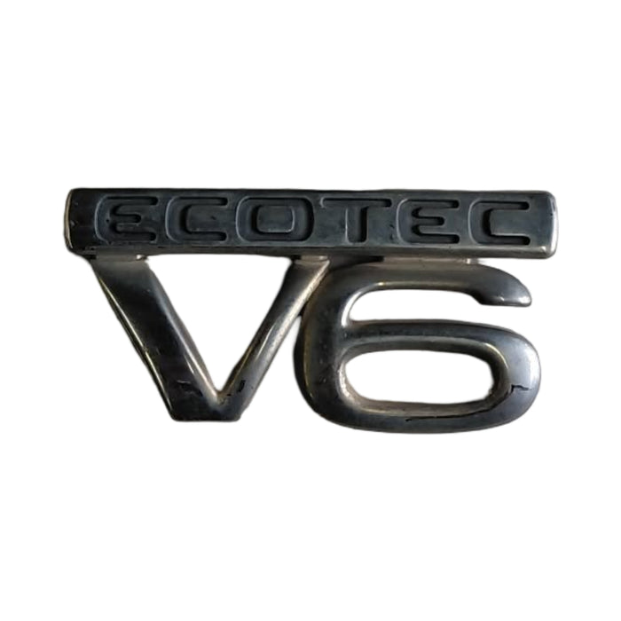 EX004 - VX Holden Commodore Sedan SII - "V6 ECOTEC" Chrome Guard Badge GENUINE