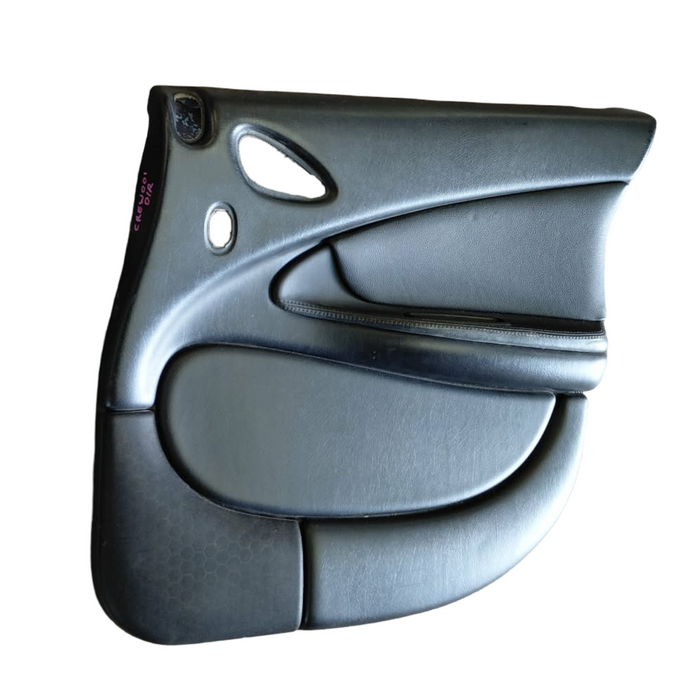 CREW001 - VY / VZ Holden Crewman - Leather Doorcard (DRIVERS REAR) w/ Speaker Covers - BLACK