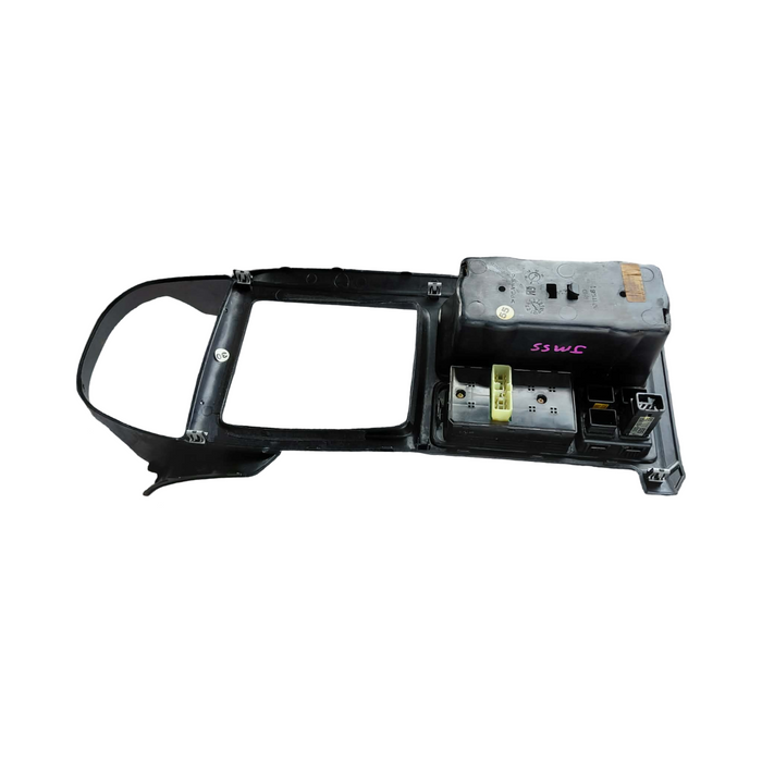 JMSS - VY SS Holden Commodore SEDAN - Centre Console Trim / Gear Shifter Surround Trim w/ Main PWR Window Switch - BLACK/SILVER