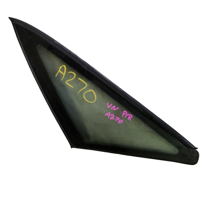 A270 - VN Holden Commodore Sedan - QTR Window Glass - PASSENGERS REAR