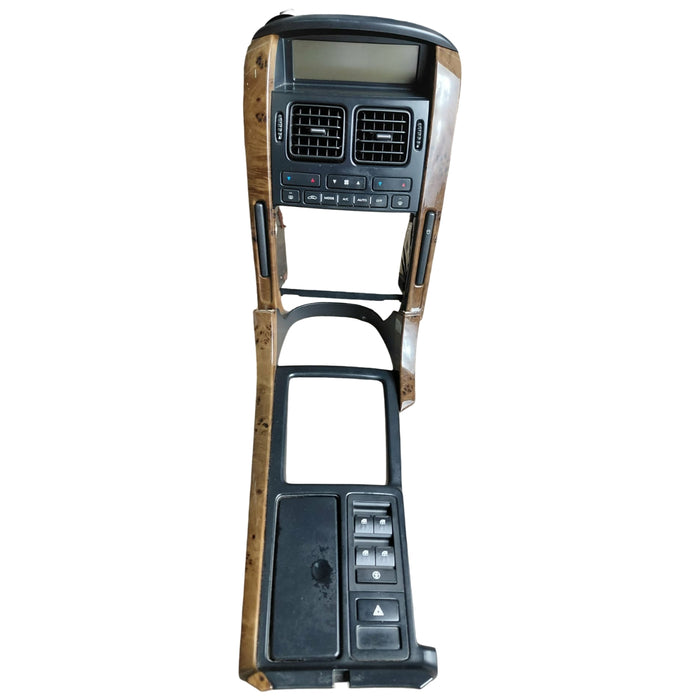 JM016 - WK Holden Statesman - Centre Console Trim & Dash Display Facia w/ Pop-Out Cup Holders - WOODGRAIN