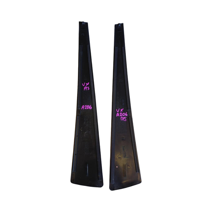 A206 - VX HOLDEN COMMODORE SEDAN - EXTERNAL B-PILLAR TRIM - SET
