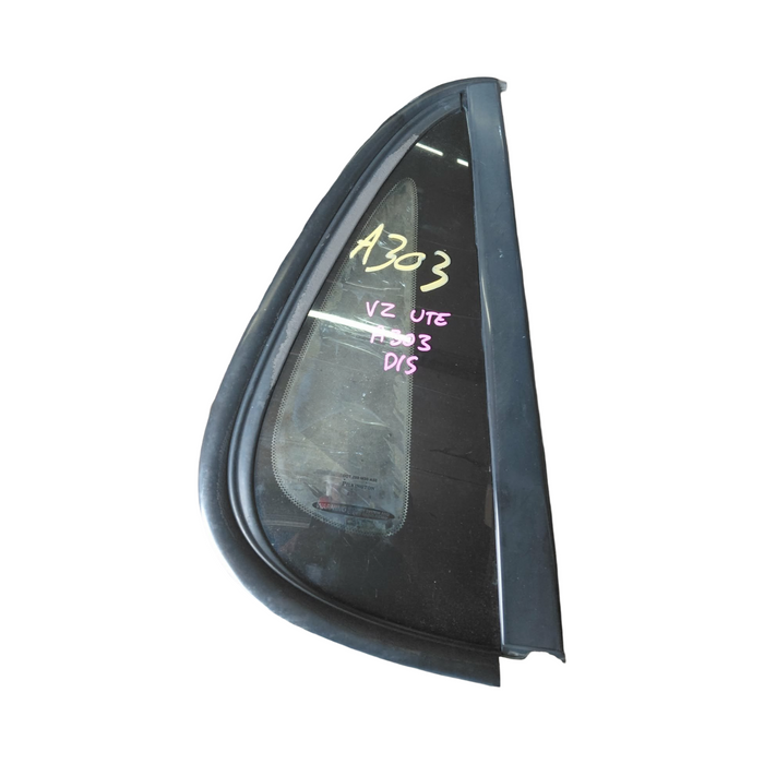 A303 - VY / VZ Holden ONE TONNER Utility - Driver's Side Quarter Window Glass