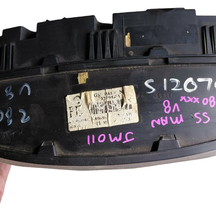 JM011 - VZ SS Holden Crewman - V8 LS1 Manual Cluster - 280, xxxkms G/M: 92109674 (PE)