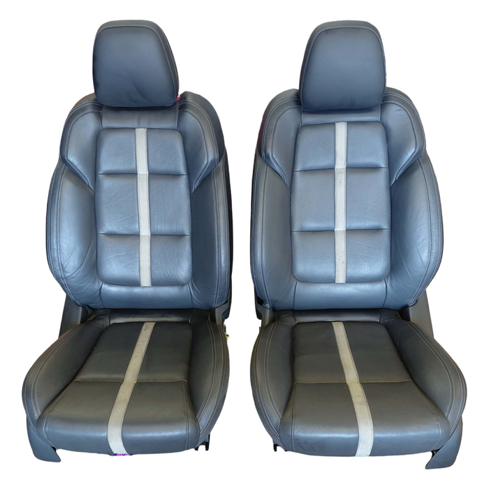A296 - VF Holden Calais Sedan - Leather and Suede Front Seats with heated seat function