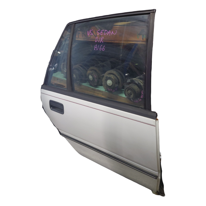A166 - VS Holden Commodore Sedan - Rear Door Driver Side (MANUAL WINDOWS) - HERON WHITE #J073