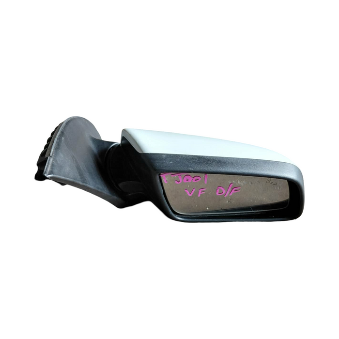 TJ001 - VF Holden Commodore - Driver's Side Mirror - HERON WHITE #679F