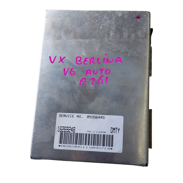 A261 - VT / VX Holden Berlina Sedan V6 Auto - ECU Service Number 09356445