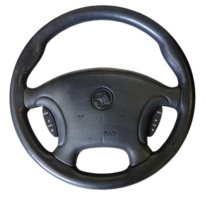 A343 - VT Holden Commodore Calais - Leather Steering Wheel with controls