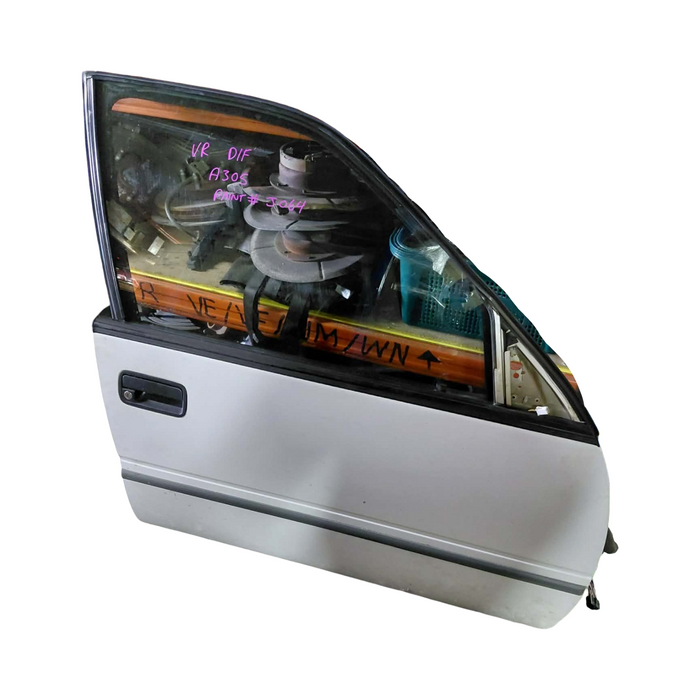A305 - VR Holden Commodore SEDAN - Front Door Driver's Front (manual window reg) - ALASKAN WHITE #J064