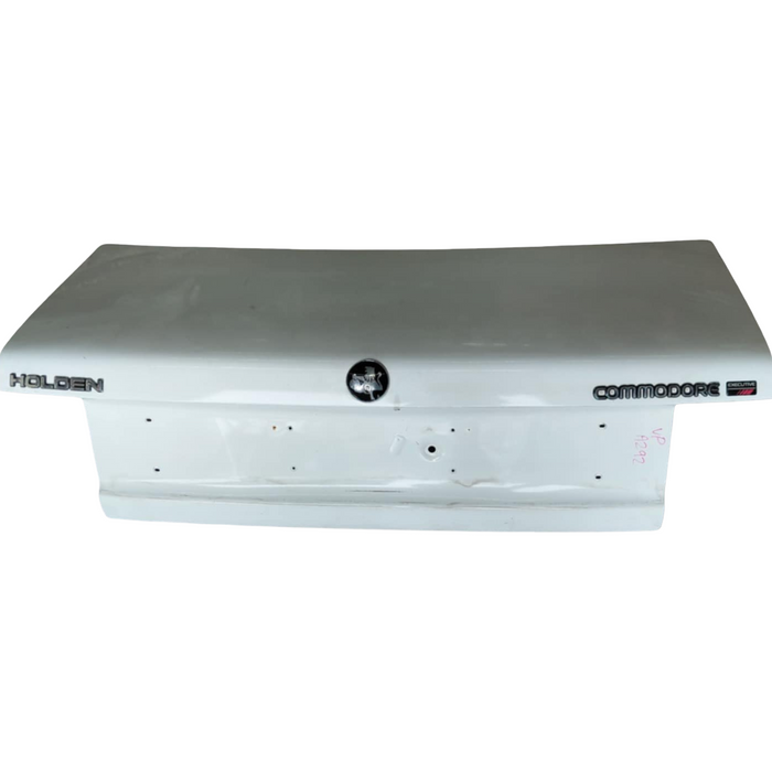 A292 - VP Holden Commodore SEDAN - Bootlid w/ Badges - ALASKAN WHITE #J064