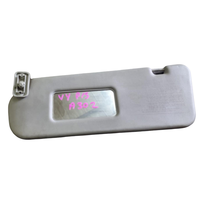 A302 - VY Holden Commodore Sedan - Sunvisor w/ Vanity Mirror Passenger's Side - BEIGE