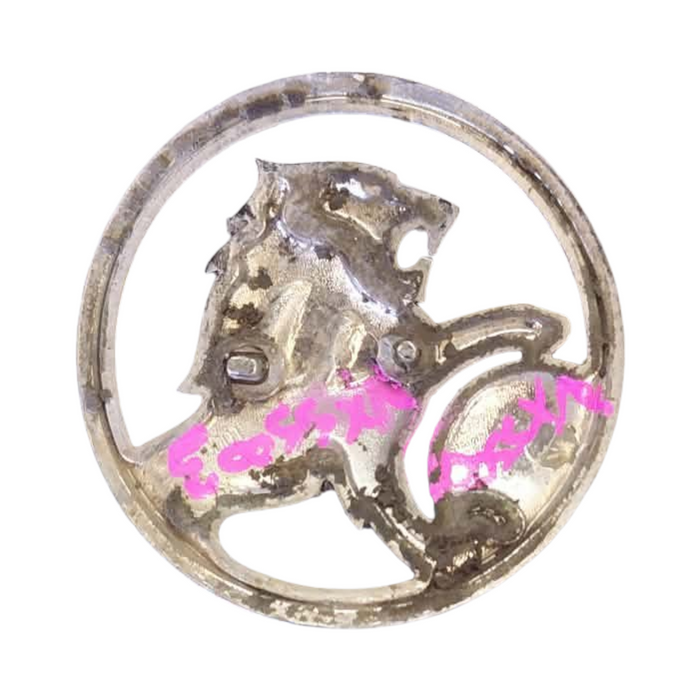 VXSS003 - VX SS Holden Commodore - SS "LION" Boot Badge Chrome GENUINE
