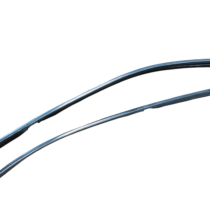 JM012 - WK Holden Statesman - Chrome Gutter Moulds / Drip Moulds (PAIR)