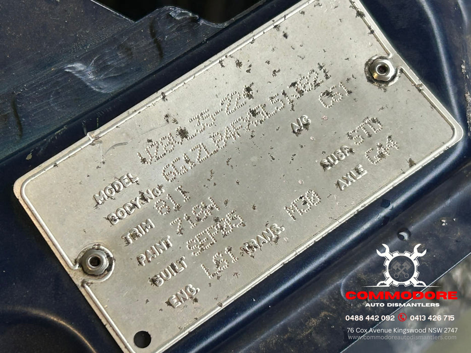 vz001 - VT/ VX / VU /VY / VZ Holden Commodore - V8 LS1 Automatic Gearbox 4L60E