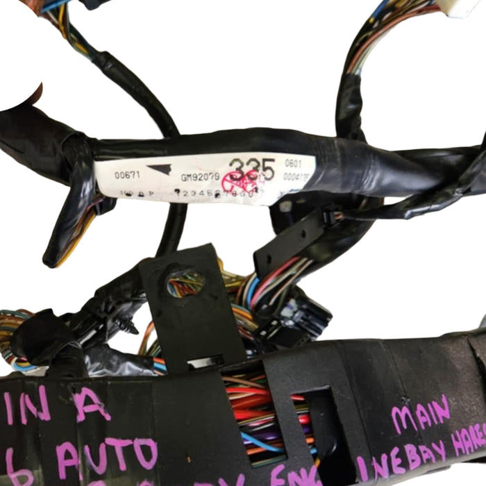 A278 - VX Holden Commodore Sedan - Main Body/Engine Bay Harness LN3 V6 AUTO