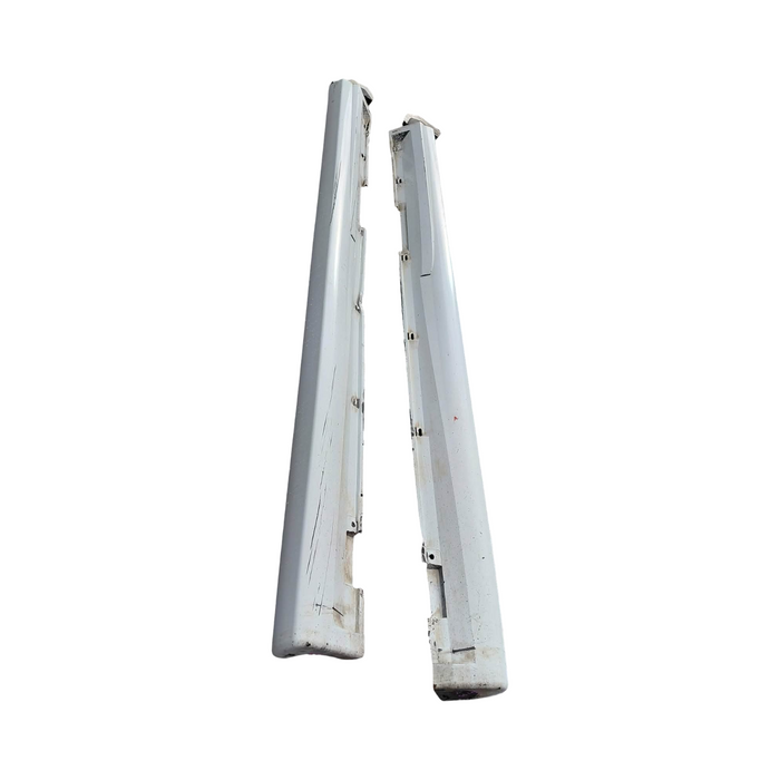 JMSS - VY SS Holden Commodore SEDAN - Sideskirts w/ Caps (PAIR) - HERON WHITE #679F