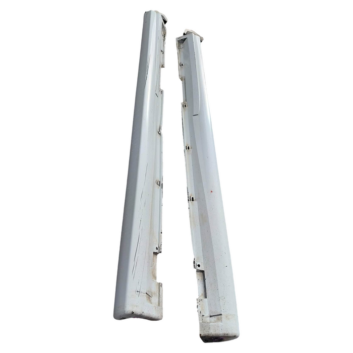 JMSS - VY SS Holden Commodore SEDAN - Sideskirts w/ Caps (PAIR) - HERON WHITE #679F
