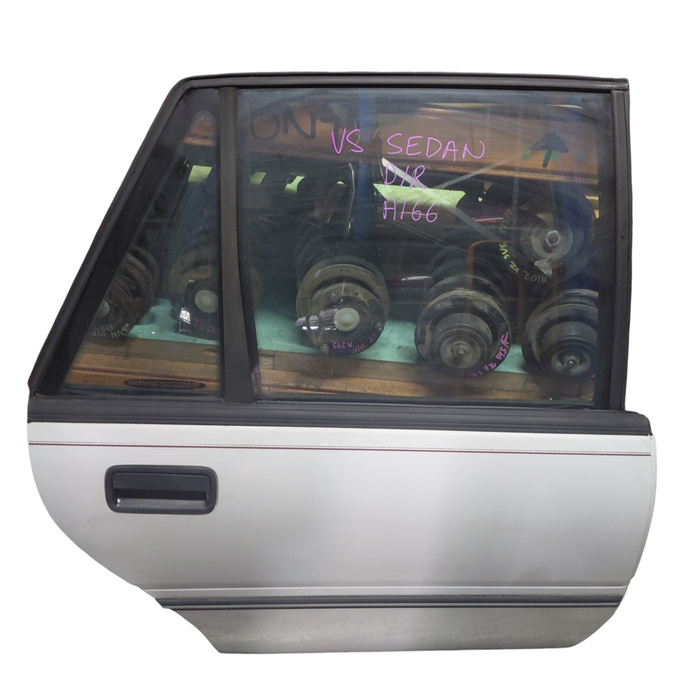 A166 - VS Holden Commodore Sedan - Rear Door Driver Side (MANUAL WINDOWS) - HERON WHITE #J073