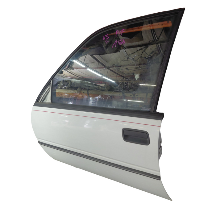 A166 - VS Holden Commodore Sedan - Front Door Passenger Side - HERON WHITE #J073