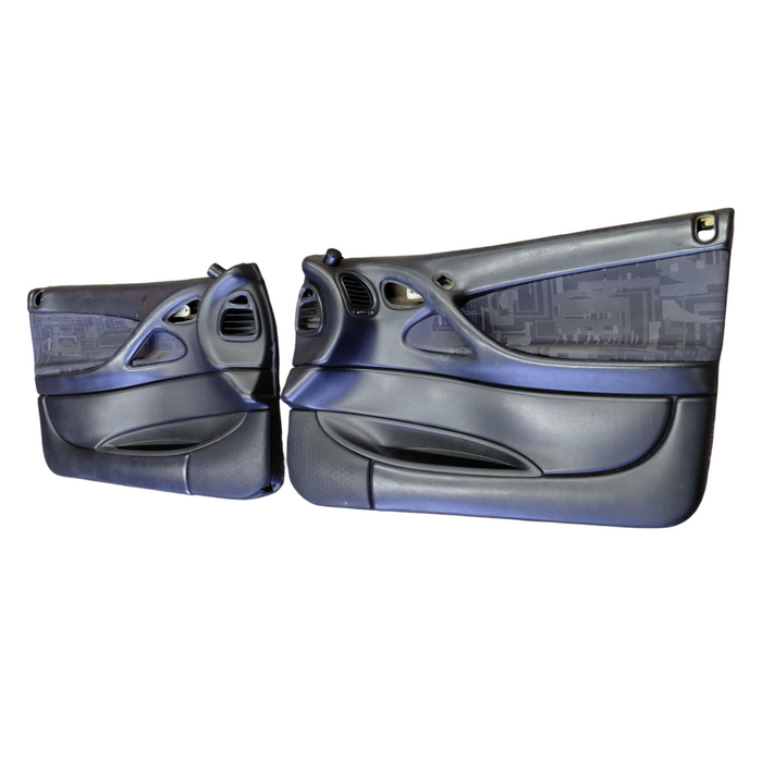 VUSS003 - VU SS HOLDEN COMMODORE UTILITY - Front Doorcards (PAIR) w/ Speaker Covers & Door Vent Trims - TRIM #81i
