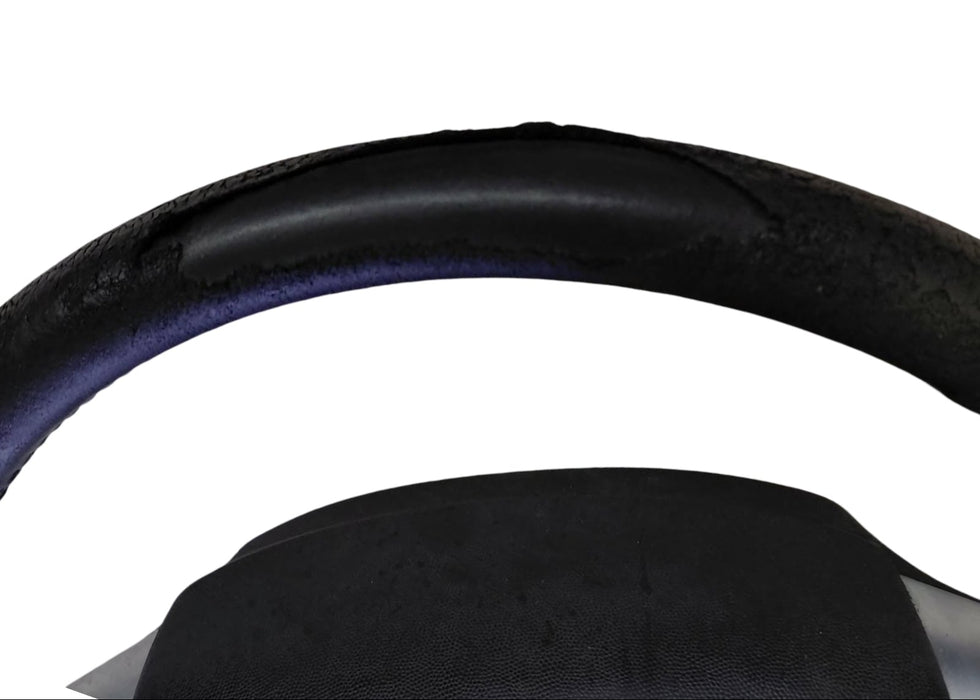 EX013 - VZ SS Holden Commodore - Steering Wheel w/ Horn Pad & Switches - BLACK/SILVER