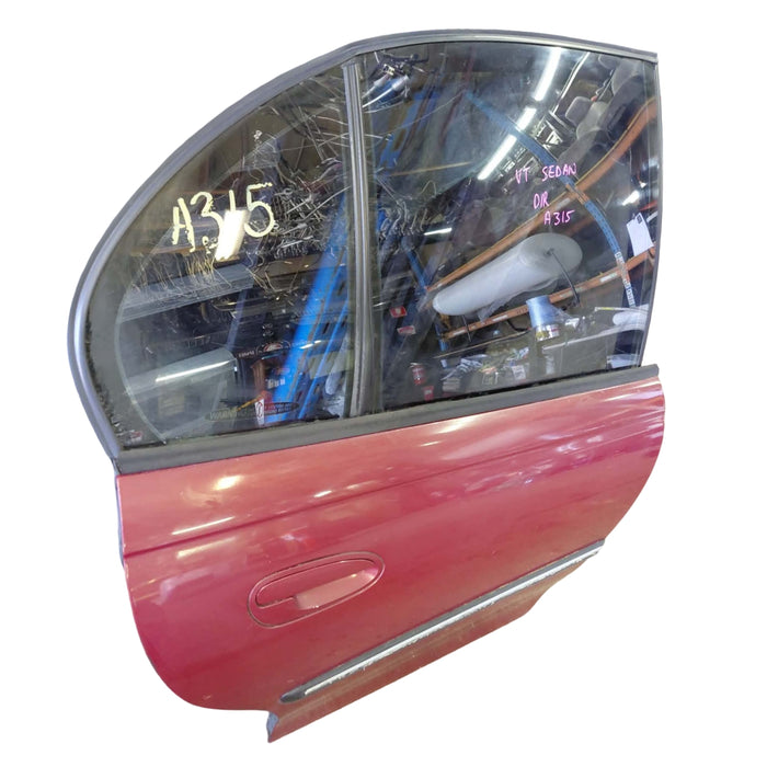A315 - VT SERIES II Holden Commodore Sedan - Driver's Rear Door (POWER WINDOW) - GRANADA RED #F129