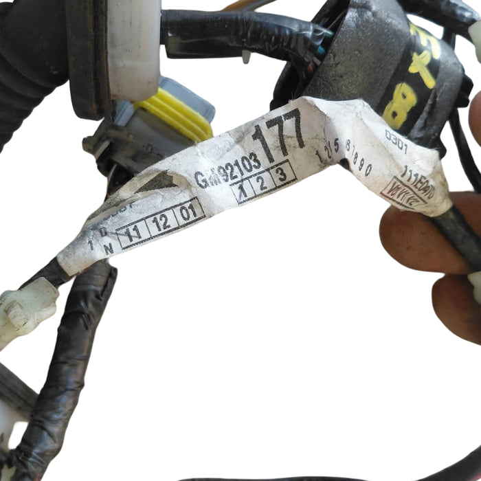 EX004 - VX Holden Commodore Sedan SII - Door Wiring Loom Passenger's Rear - P/N: 92103177