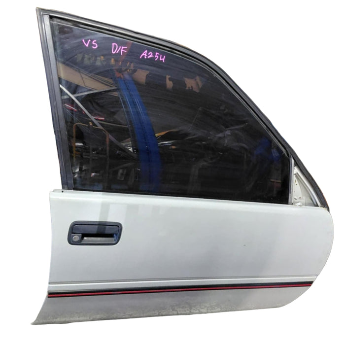 A254 - VS Holden Commodore Utility SERIES III - Door Drivers Front - MANUAL WINDOWS - ALASKAN WHITE #J064