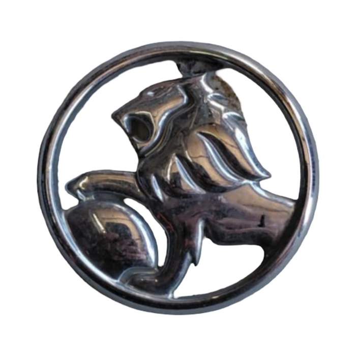 A196 - VX HOLDEN CALAIS - "LION" Calais Bootlid Badge - CHROME GENUINE