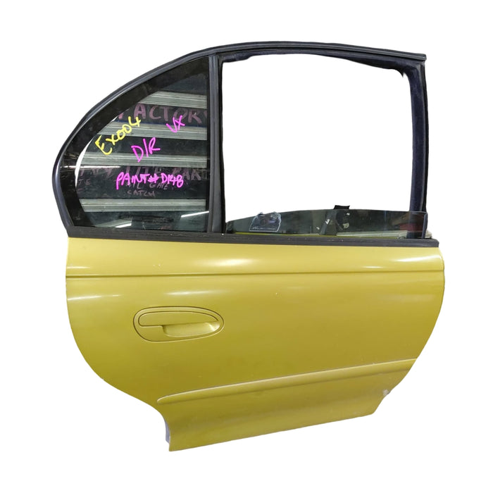 EX004 - VX Holden Commodore Sedan SII - Rear Door Driver's Rear - HYPER YELLOW #D148