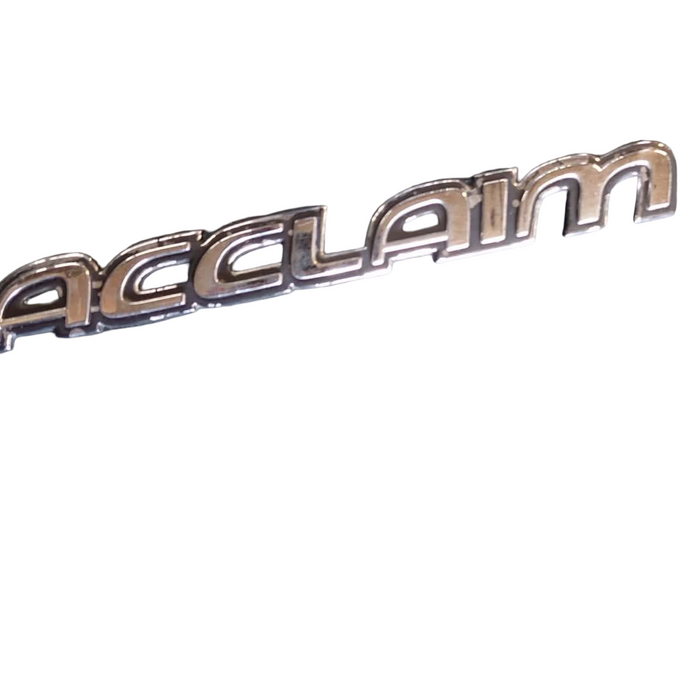 A305 - VR Holden Commodore SEDAN  - "ACCLAIM" Rear Badge GENUINE